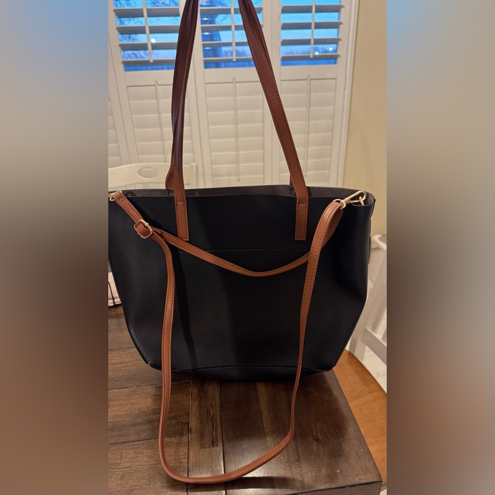 NEW no tags Lionel Vegan Leather Transport Tote Bag Purse